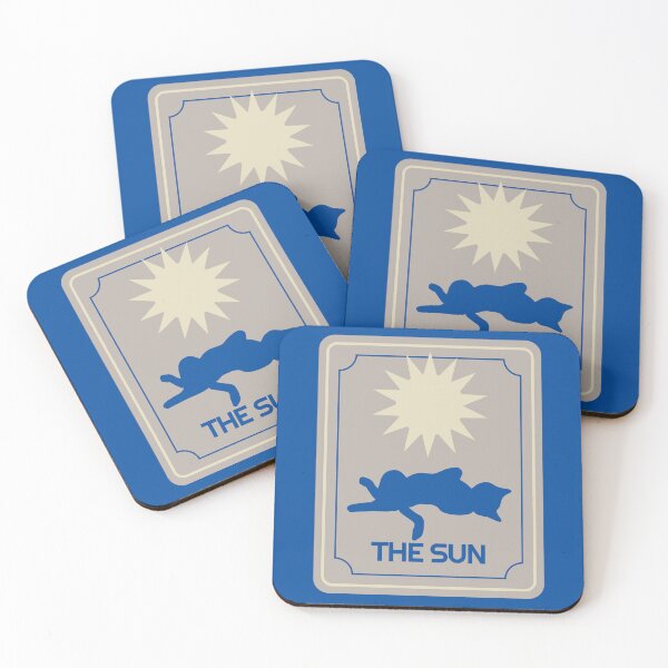 Item preview, TAROT CARD THE SUN CAT designed and sold by StudioNola.