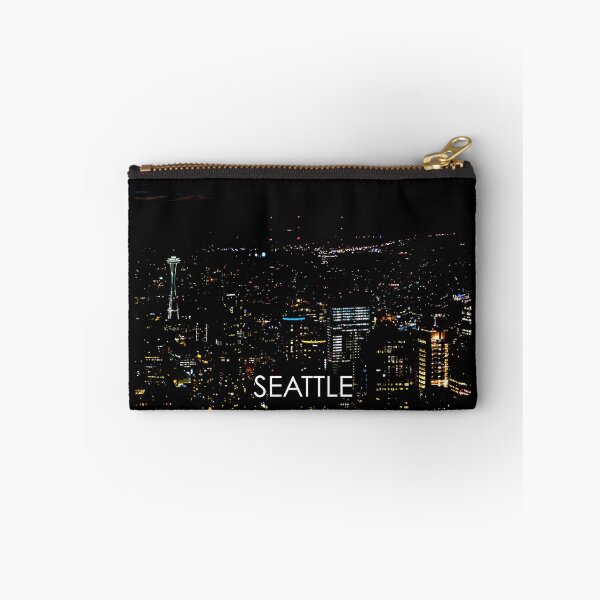 Item preview, Seattle, Washington, USA, Travel Print, Night designed and sold by summattodraw.