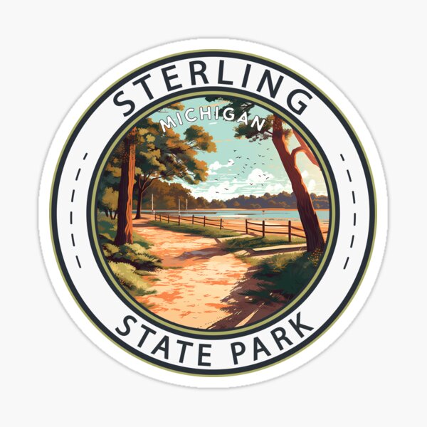 Item preview, Sterling State Park Michigan Badge designed and sold by KrisSidDesigns.