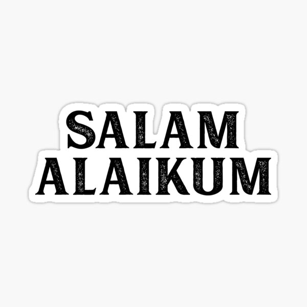 Alaikum Stickers for Sale | Redbubble