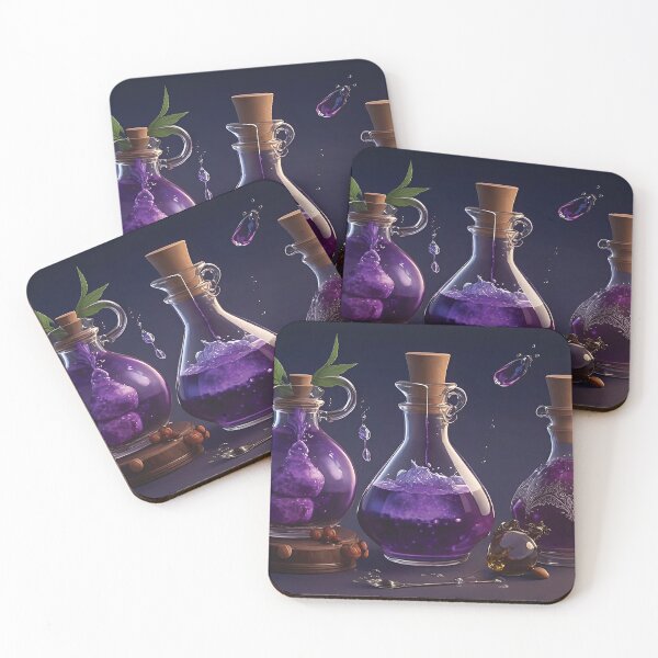 Item preview, Beautiful fantasy glass flasks designed and sold by Tstickers888.