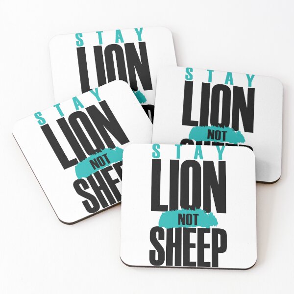 Item preview,  Raise lions not sheep designed and sold by ZacreaDesigns.