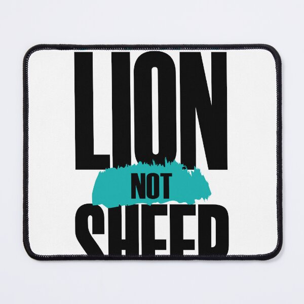Item preview, Raise lions not sheep designed and sold by ZacreaDesigns.