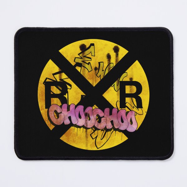 Item preview, Railroad Crossing Sign with Graffiti designed and sold by Becs ArtisticVoid.