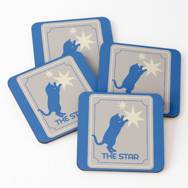 Item preview, TAROT CARD THE STAR CAT designed and sold by StudioNola.