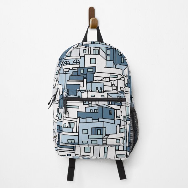 Item preview, Colorful Island Homes All-Over Print designed and sold by Unhinged Heather.