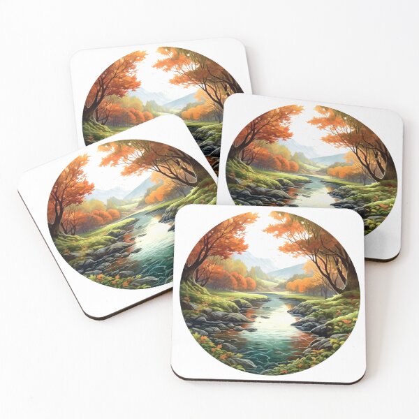Item preview, Green Valley River Clipart, Lush Landscape, Verdant Waters, Nature's Serenade, River Tranquility, Picturesque Valley, Breathtaking Views designed and sold by CoolorPainting.