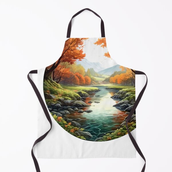 Item preview, Green Valley River Clipart, Lush Landscape, Verdant Waters, Nature's Serenade, River Tranquility, Picturesque Valley, Breathtaking Views designed and sold by CoolorPainting.