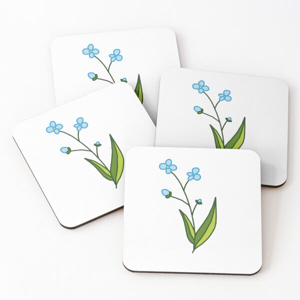 Item preview, Doodle Forget-Me-Not Flower Design designed and sold by Jellibeany.