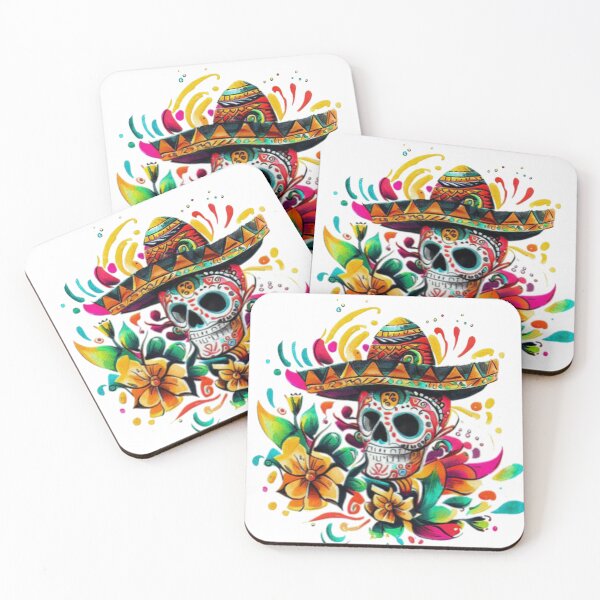 Item preview, mexi  s k u l l  h a t  designed and sold by luckymando.