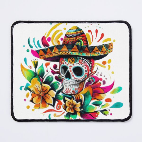 Item preview, mexi  s k u l l  h a t  designed and sold by luckymando.