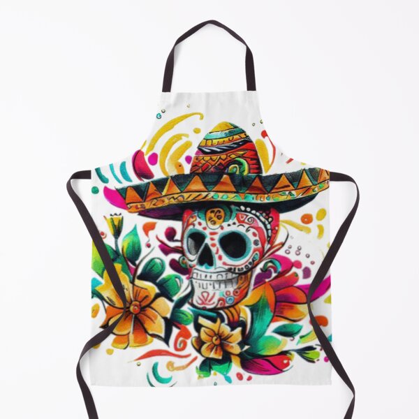 Item preview, mexi  s k u l l  h a t  designed and sold by luckymando.