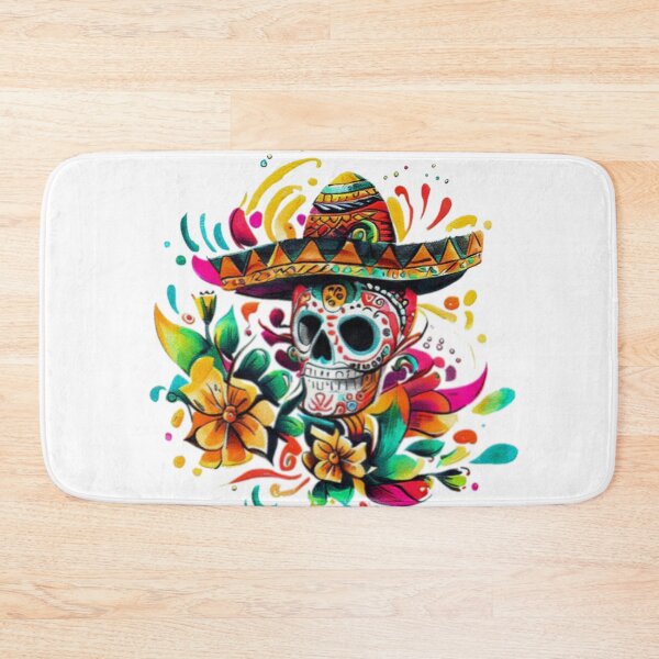 Item preview, mexi  s k u l l  h a t  designed and sold by luckymando.