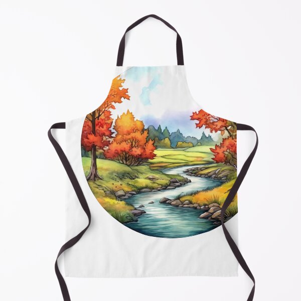 Item preview, Green Valley River Clipart, Lush Landscape, Verdant Waters, Nature's Serenade, River Tranquility, Picturesque Valley, Breathtaking Views designed and sold by CoolorPainting.