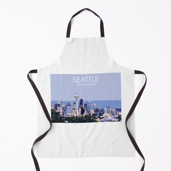 Item preview, Seattle, Washington, USA, Travel Print designed and sold by summattodraw.