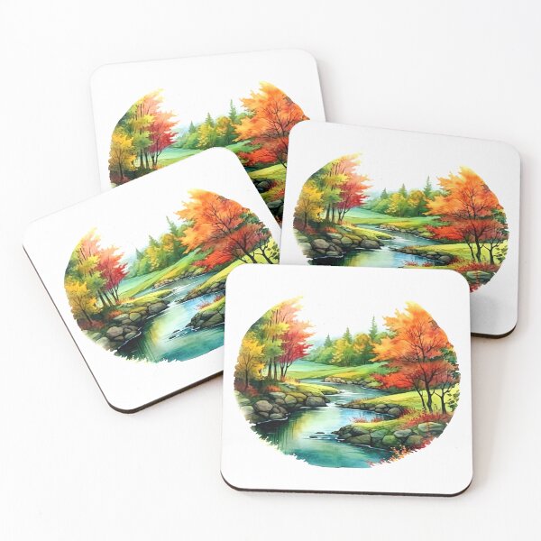 Item preview, Green Valley River Clipart, Lush Landscape, Verdant Waters, Nature's Serenade, River Tranquility, Picturesque Valley, Breathtaking Views designed and sold by CoolorPainting.