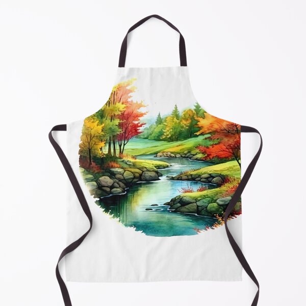 Item preview, Green Valley River Clipart, Lush Landscape, Verdant Waters, Nature's Serenade, River Tranquility, Picturesque Valley, Breathtaking Views designed and sold by CoolorPainting.