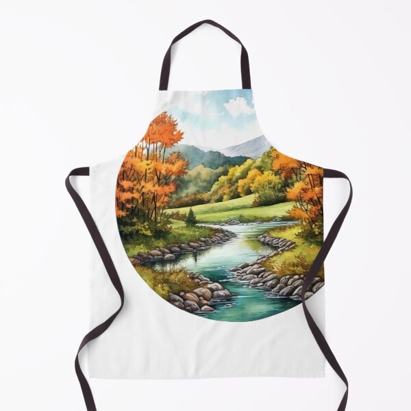 Item preview, Green Valley River Clipart, Lush Landscape, Verdant Waters, Nature's Serenade, River Tranquility, Picturesque Valley, Breathtaking Views designed and sold by CoolorPainting.