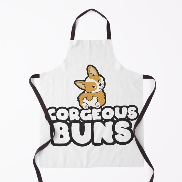 Item preview, Gorgeous Buns Pun - Funny Corgi designed and sold by ZigerBlitz.