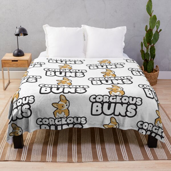 Item preview, Gorgeous Buns Pun - Funny Corgi designed and sold by ZigerBlitz.