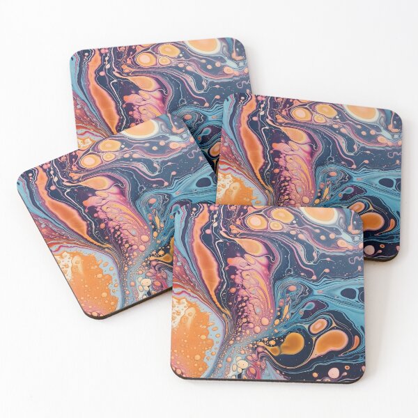 Item preview, Fluidity in Ink I: Abstract Marbled Explorations designed and sold by InsaneLEDP.