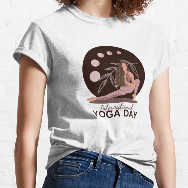 JUNE-INTERNATIONAL-YOGA-DAY Custom Women's Full Sleeves T-Shirt India