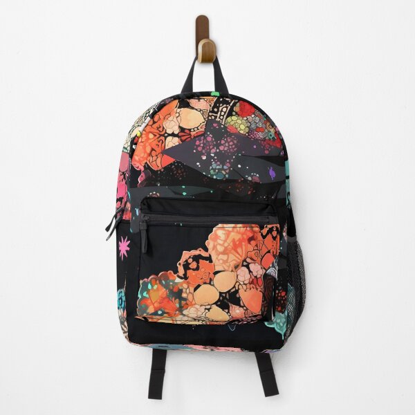 Item preview, Glittering Shadows: Black Anime Girl in Kaleidoscopic designed and sold by Newborninfant.