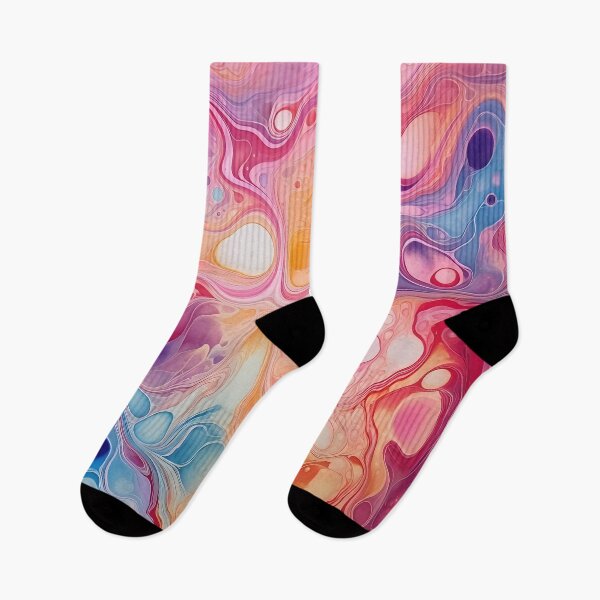 Item preview, Watercolor Harmonies II: Exploring Marbling in Abstract Painting designed and sold by InsaneLEDP.