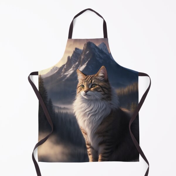 Item preview, Maine Coon Cat in Fantasy World designed and sold by SereneMuses.