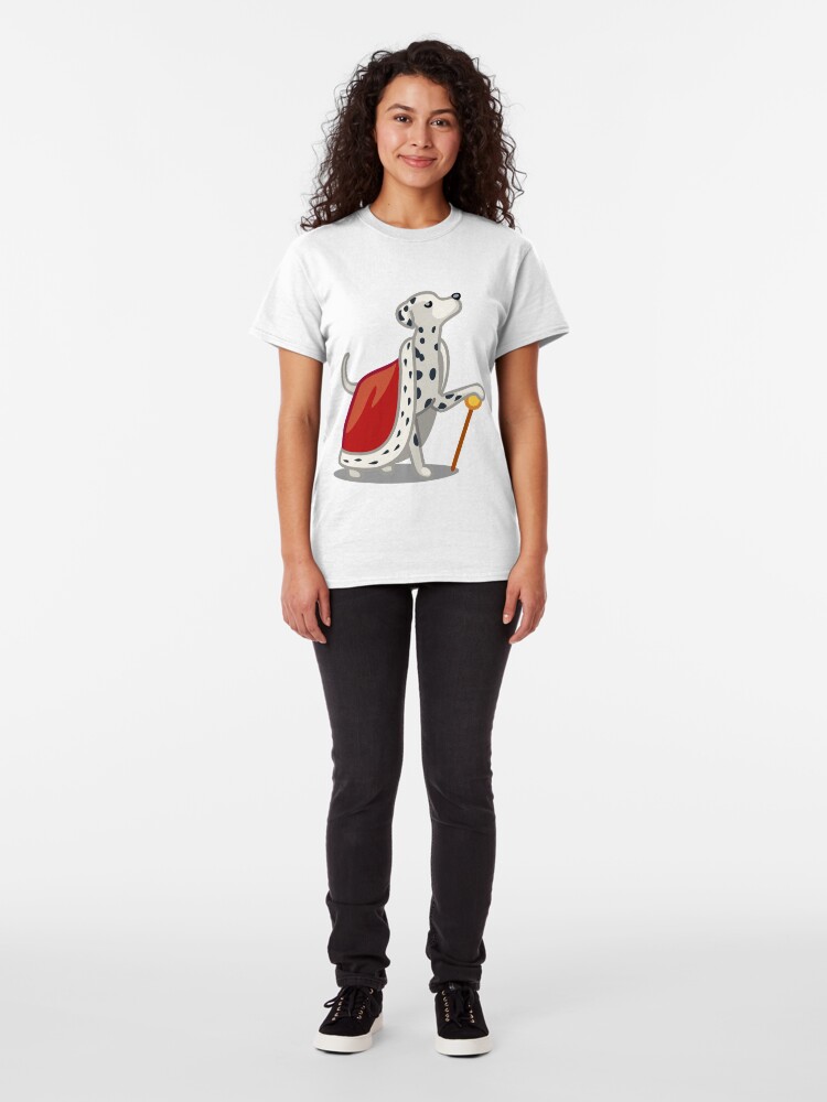 Alternate view of Funny Dalmatian Diva Tshirt - Dog Gifts for Dalmatian Dog Lovers! Classic T-Shirt