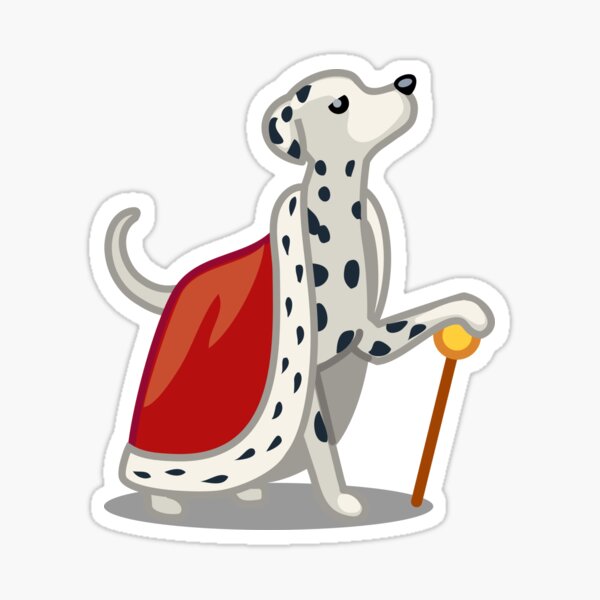 Funny Dalmatian Diva Tshirt - Dog Gifts for Dalmatian Dog Lovers! Sticker