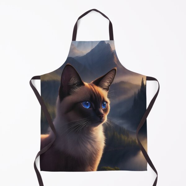 Item preview, Siamese Cat in Fantasy World designed and sold by SereneMuses.