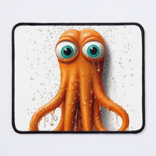 Item preview, Pissed octopus in the shower designed and sold by Rebelka.