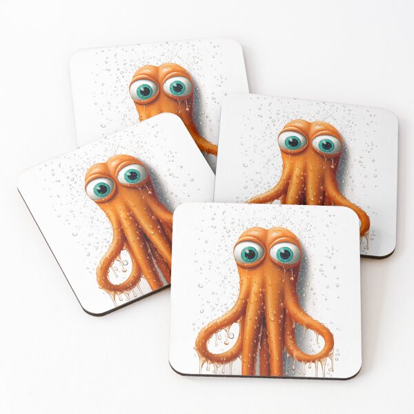 Item preview, Pissed octopus in the shower designed and sold by Rebelka.
