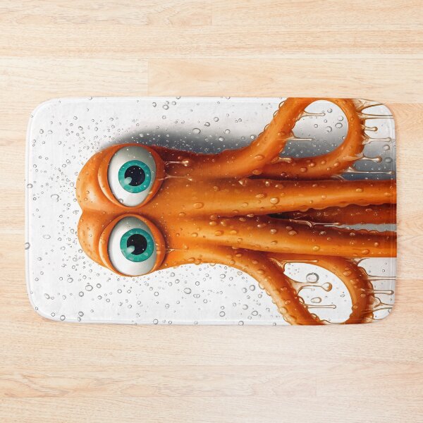 Item preview, Pissed octopus in the shower designed and sold by Rebelka.