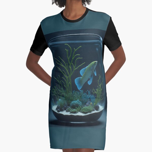 Artikel-Vorschau von Tropische Fische in einem Glasbecken, designt und verkauft von WhimsyFinds.