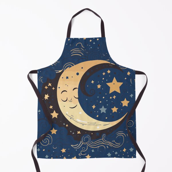 Item preview, Adorable Sleeping Moon designed and sold by UrbanHedgehog.