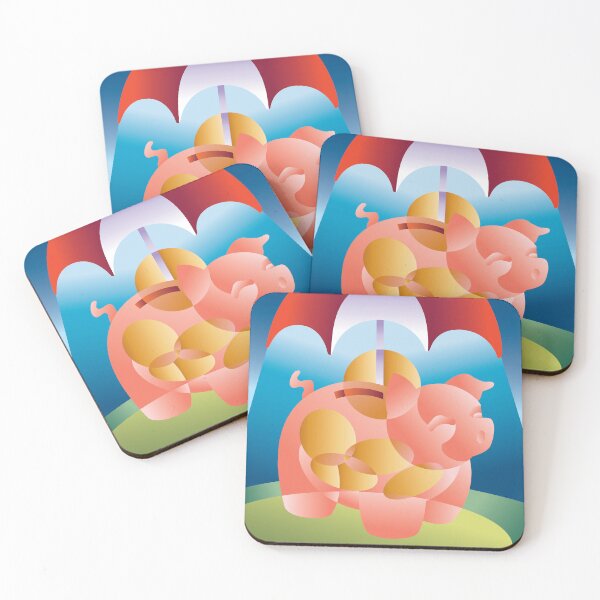 Item preview, Piggy Bank Rainy Day Savings designed and sold by jeff-jones.