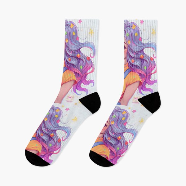 Item preview, Sweet Pastel Cosmic Kawaii Girl designed and sold by BoudiccaLondon.
