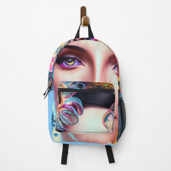 Item preview, Swirling colors with flowers with a pretty woman designed and sold by Lefteris Betsis.