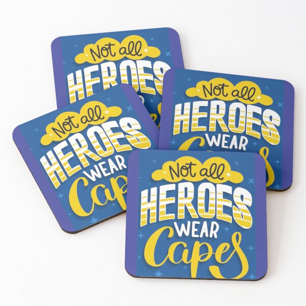 Item preview, Not All Heroes Wear Capes designed and sold by artwealllove.