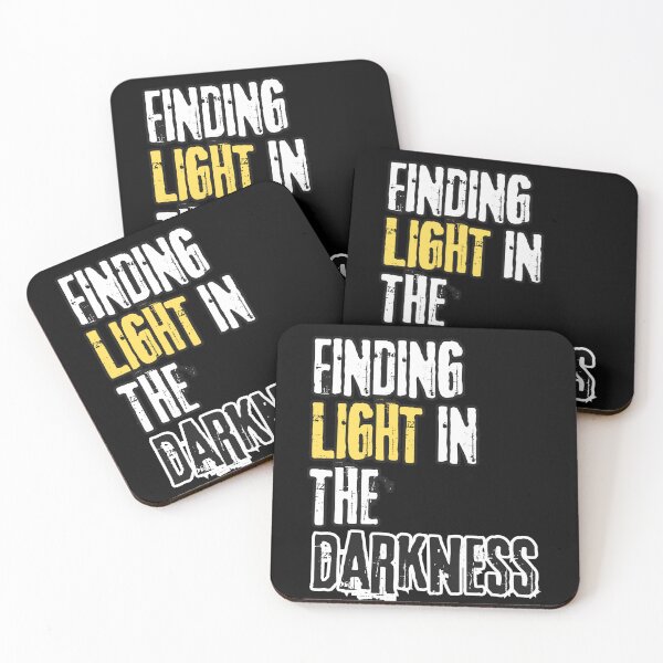 Item preview, Finding Light in the Darkness – Hope and Strength Quote Shirt designed and sold by TeeeCrafted.