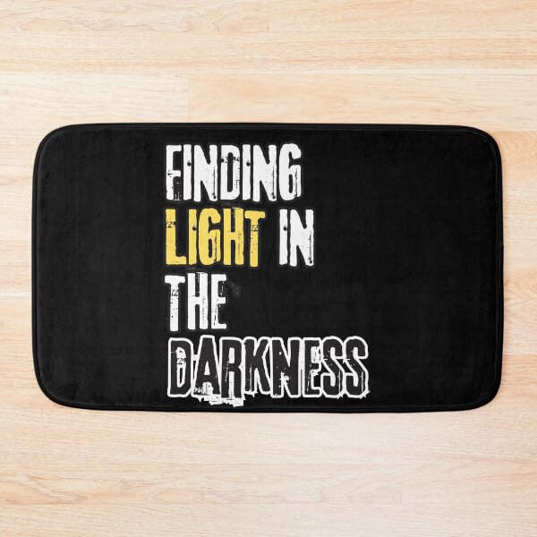 Item preview, Finding Light in the Darkness – Hope and Strength Quote Shirt designed and sold by TeeeCrafted.