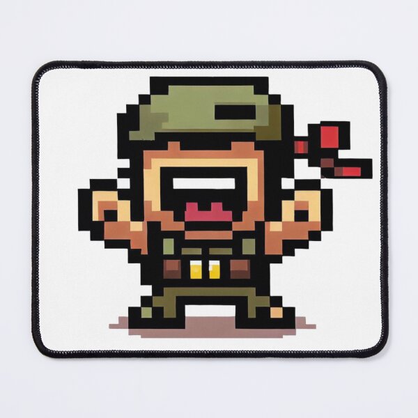 Item preview, Happy soldier pixel art designed and sold by PexelBoi.
