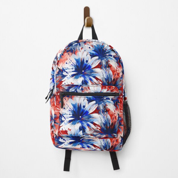 Item preview, Independence Day, 4th of July Flower Pattern, USA designed and sold by Tabble-Dabble.