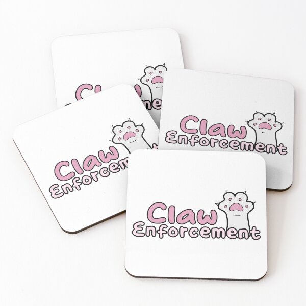 Item preview, Paw Enforcement - Funny White Cat designed and sold by ZigerBlitz.