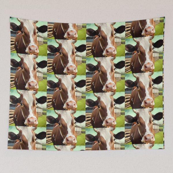 Item preview, Cow portrait designed and sold by Witty-Kids.