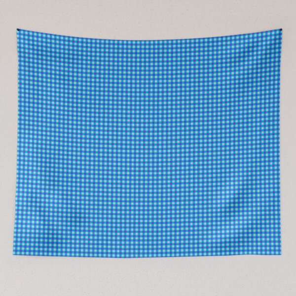 Item preview, Blue Gingham Pattern designed and sold by misspelled-cer.