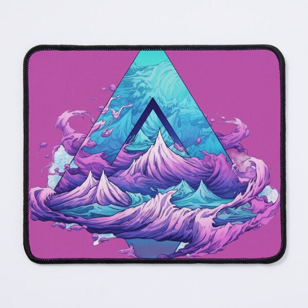 Item preview, Summer Vaporwave Wave Triangle designed and sold by Nightarcade.