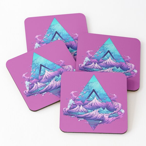 Item preview, Summer Vaporwave Wave Triangle designed and sold by Nightarcade.